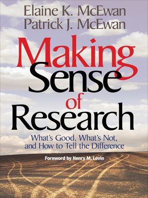 cover image of Making Sense of Research